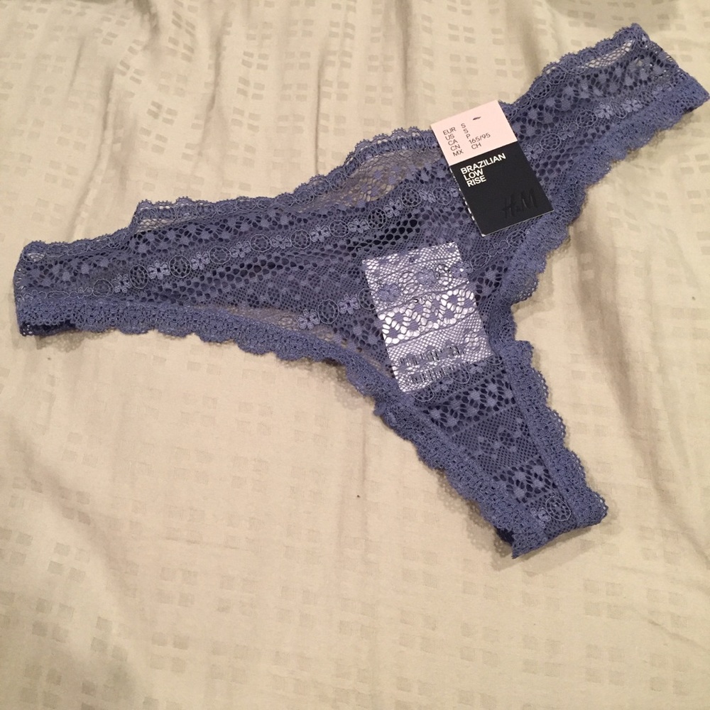 ✨2/$10✨ H&M deep grey Brazilian low rise panties